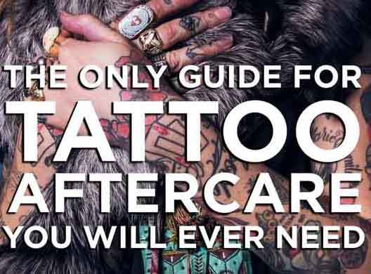tattoo aftercare process