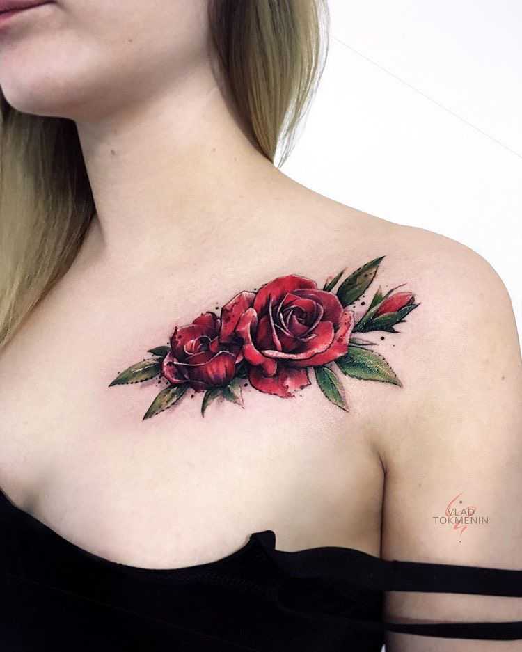 rose tattoos for girls