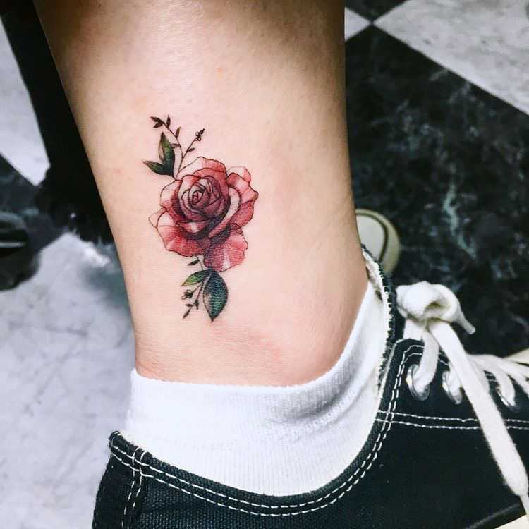 rose tattoos for ankle++++++++++++++++