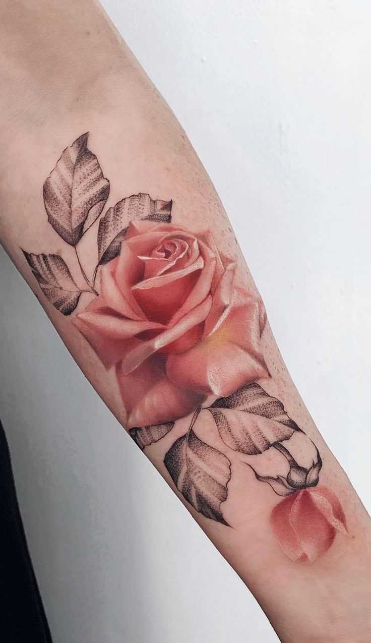 beautiful rose tattoo designs