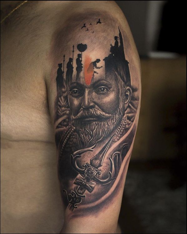 Shiva tattoos for arm