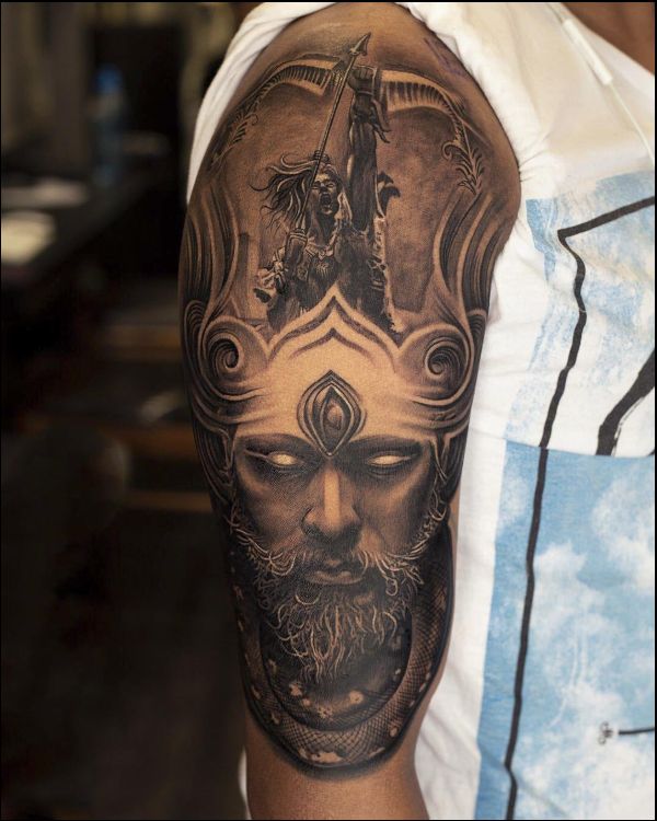 60+ Craziest & Bestest Lord Shiva Tattoos Designs You Must See Before  Getting One | Shiva tattoo design, Shiva tattoo, Alien tattoo