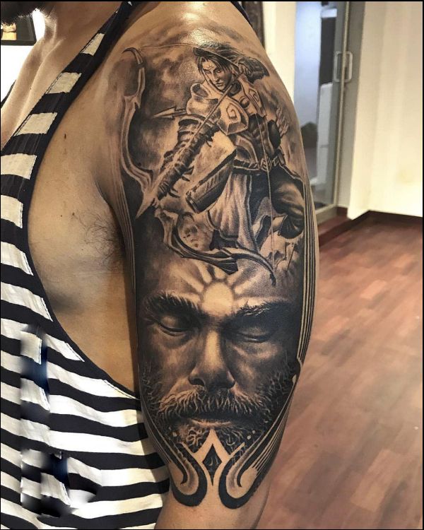Lord Arjuna Tattoos