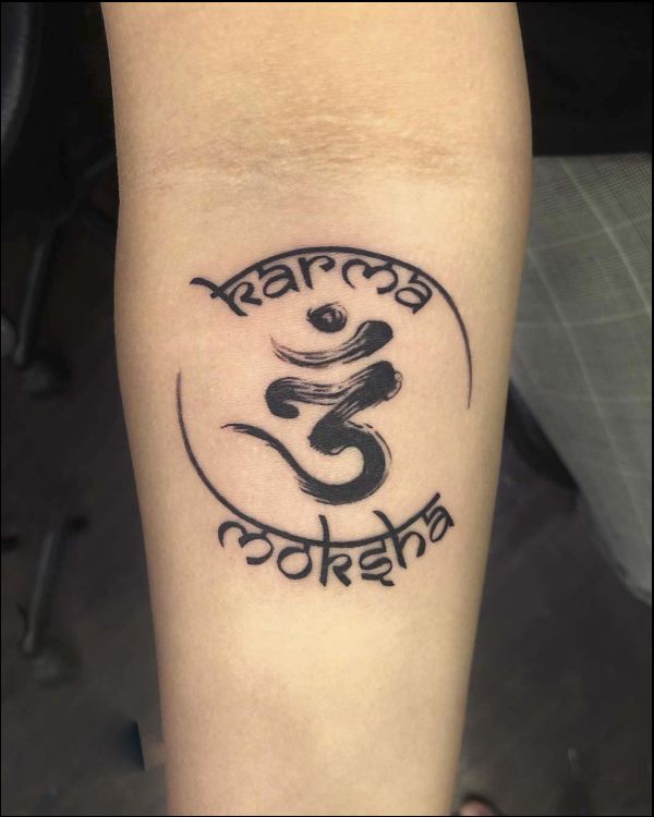 karma and moksha tattoos