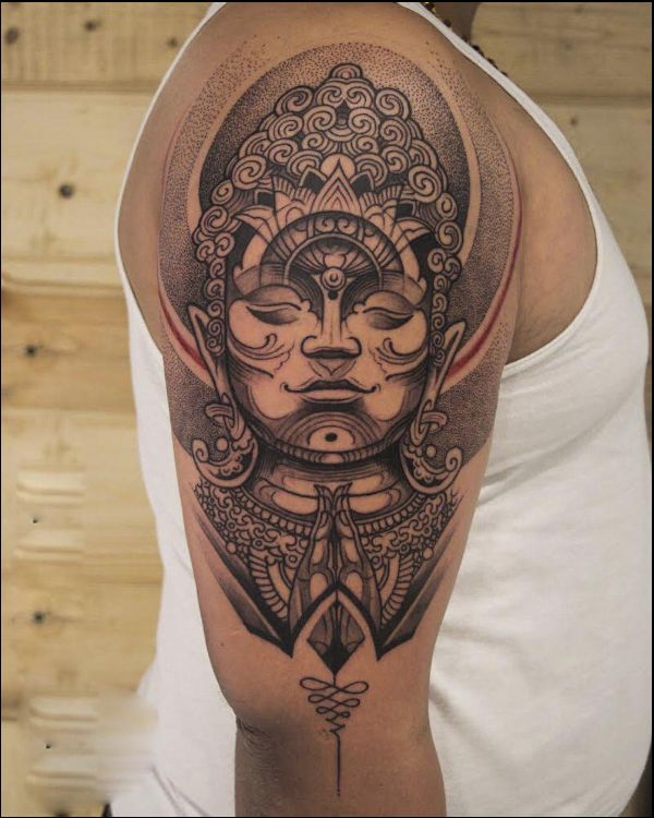 Colorful Lord Vishnu Hinduism Tattoo  Tattoo Designs Tattoo Pictures