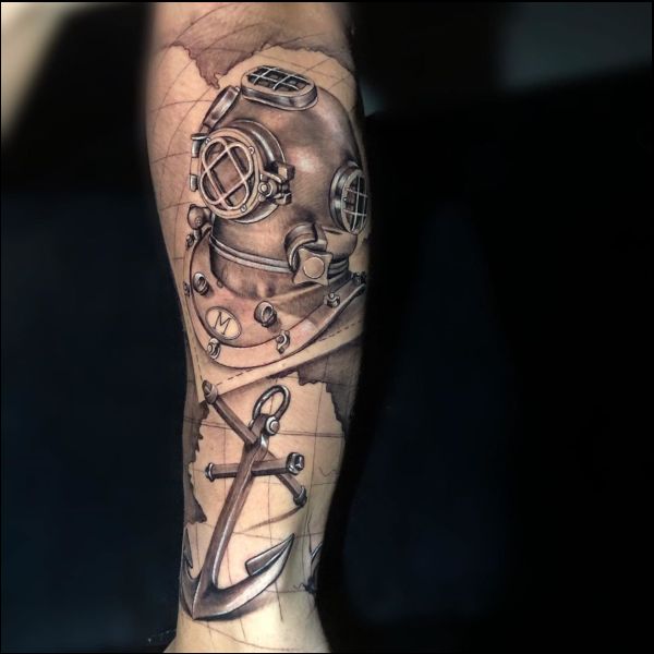 anchor tattoos for arm