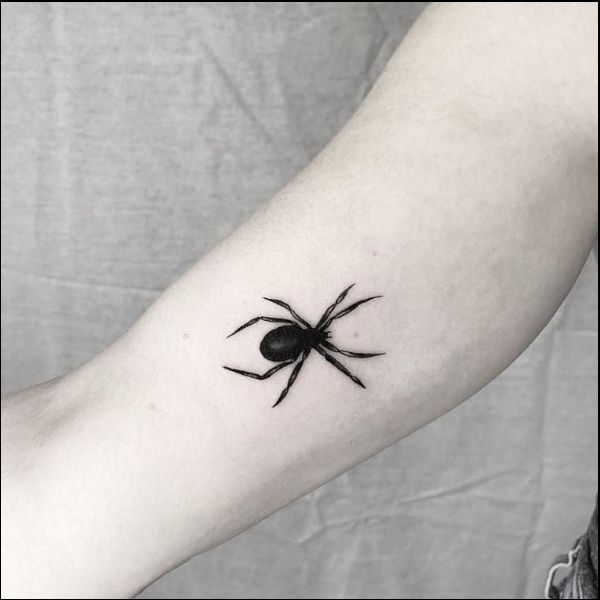 Share 98+ about simple spider tattoo super cool .vn
