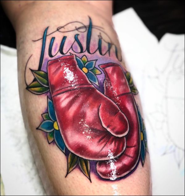red boxing gloves tattoos