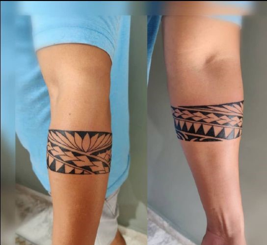 Polynesian armband tattoo designs 