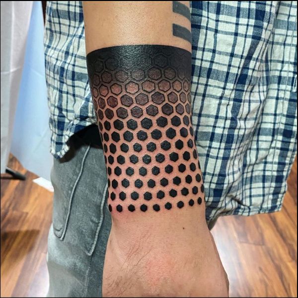 wrist armband tattoos for boys