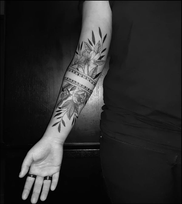 Full armband tattoos for men