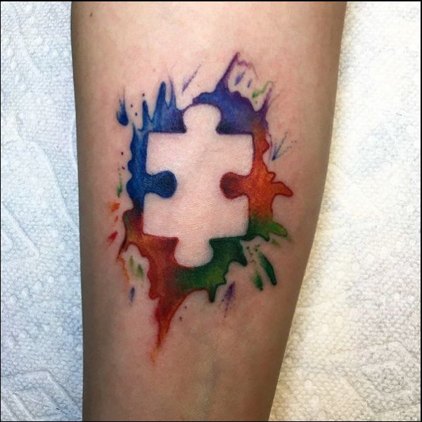 autism awareness eevee tattoo