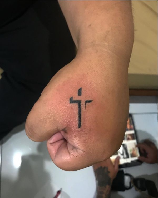 3d cross tattoos
