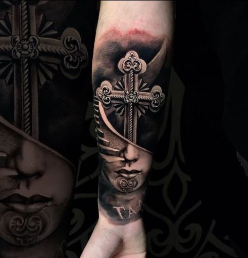 amazing cross tattoos