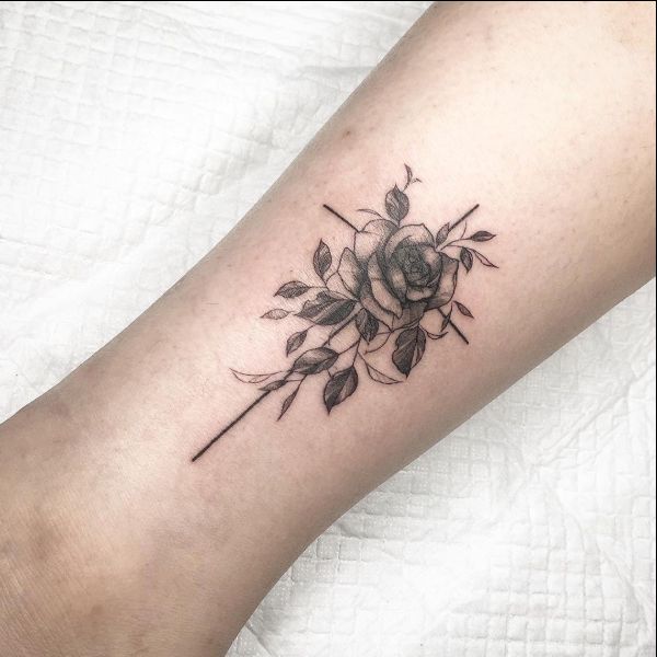 best religion tattoos with flowers