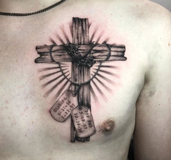 cross stitch tattoos