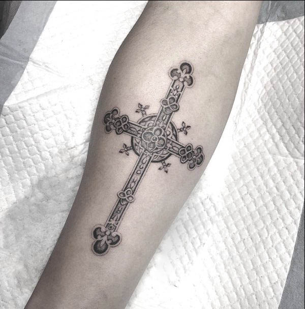 Aztec cross tattoos