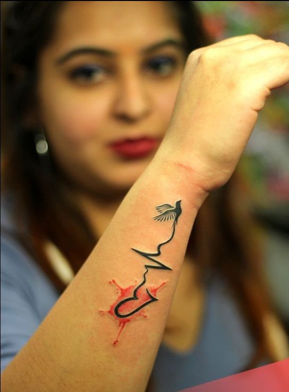 bird wrist tattoos