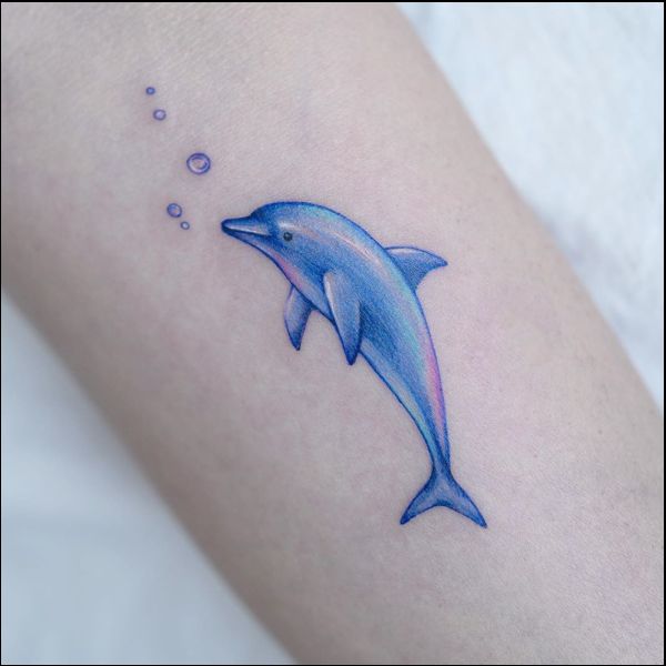 dolphin tattoos small