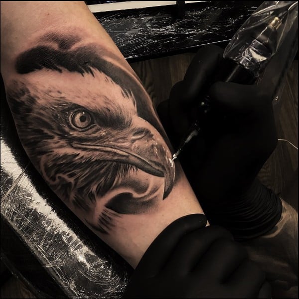 eagle tattoos for girls