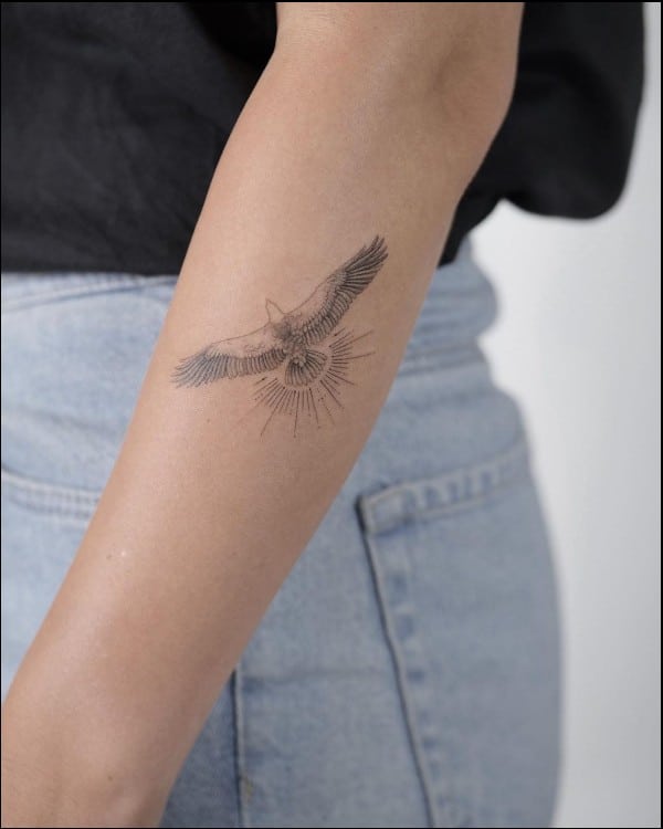 small eagle tattoos