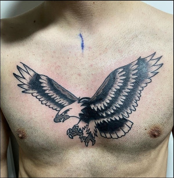 eagle tattoo for chest