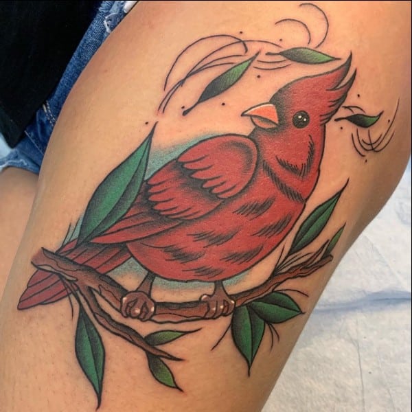 bird of paradise tattoo