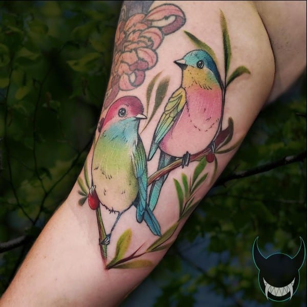 bird tattoo on hand