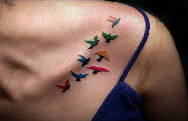dove bird tattoo