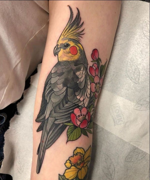 lucky bird tattoo