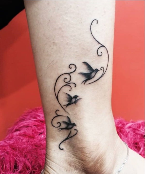 bird tattoos for girls