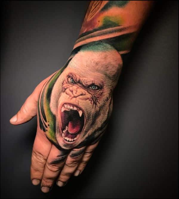 mens hand tattoos