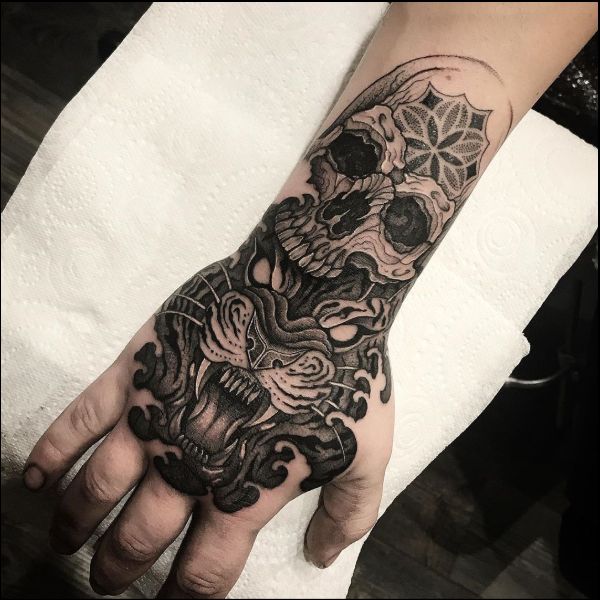 kehlani hand tattoos