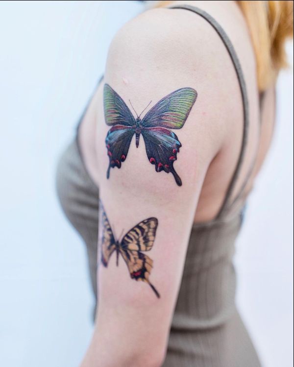 butterfly tattoo sleeve