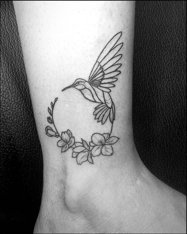 birds tattoos ankle