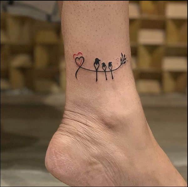 53 Flirty And Adorable Ankle Tattoo Ideas For Women  Psycho Tats