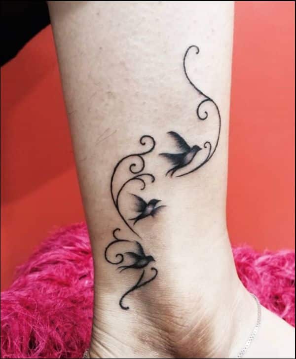 ankle tattoo designs for female
