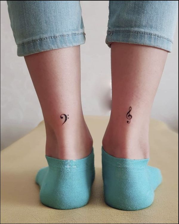 small ankle tattoos