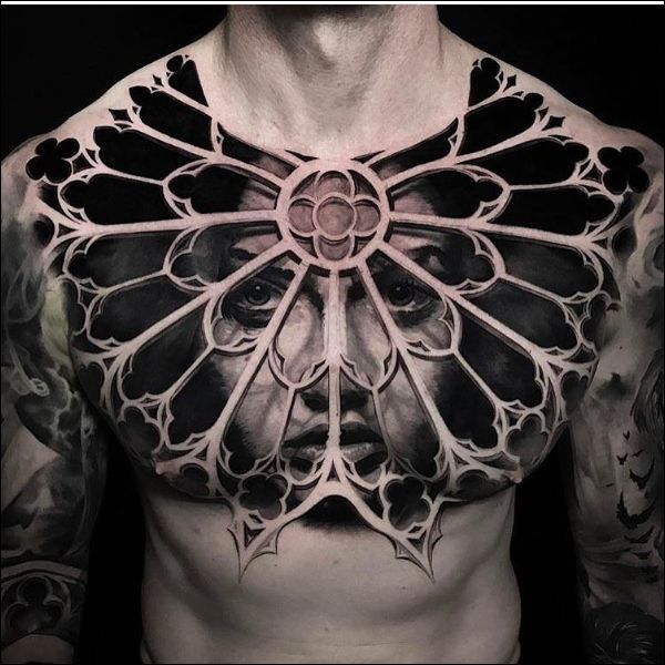 amazing chest tattoos