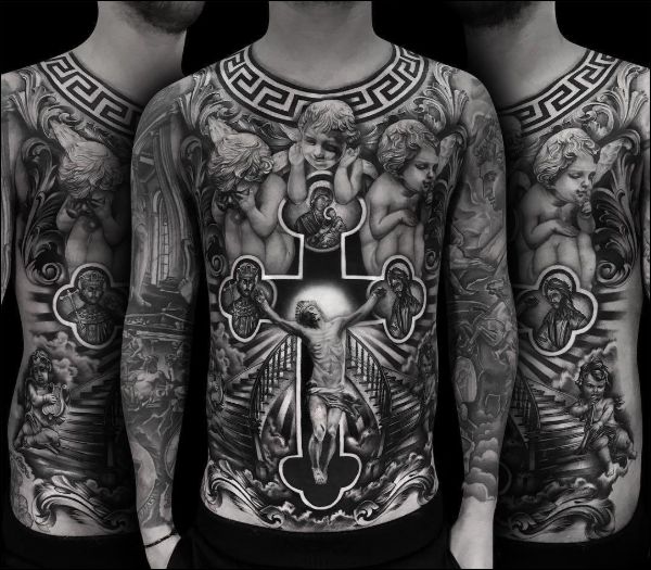 chest tattoos scripture