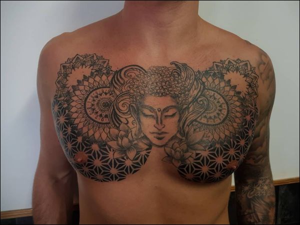 chest tattoo designs male