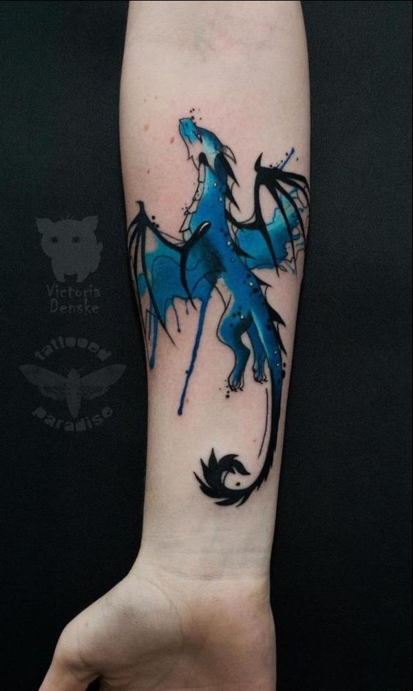 dragon tattoo hand