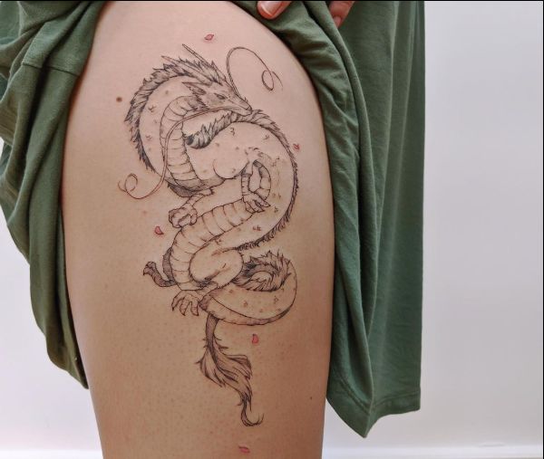dragon koi tattoos