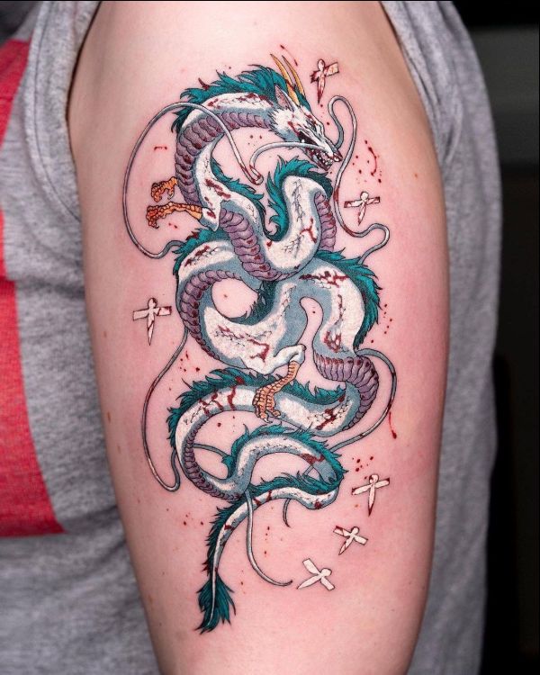 korean dragon tattoos