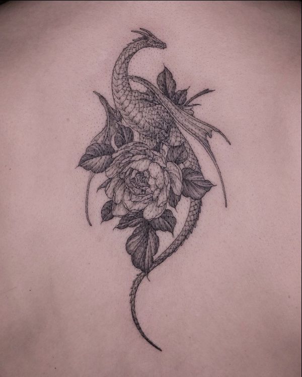 dragon tattoo images for woman