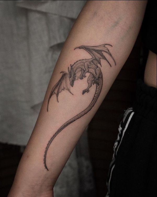 dragon tattoos sleeve