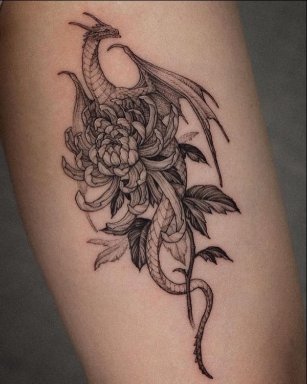 dragon tattoo simple