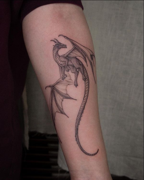 viking dragon tattoos
