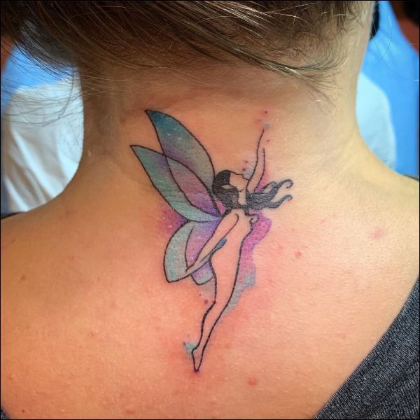 fairy tattoos colored