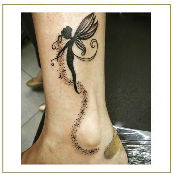 fairy foot tattoos